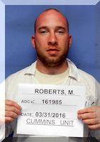 Inmate Matthew A Roberts