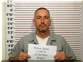 Inmate Shane R Wilson