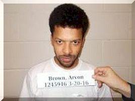 Inmate Arvon Brown
