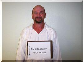 Inmate Jeremy Barfield