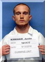 Inmate Justin B Kirkham