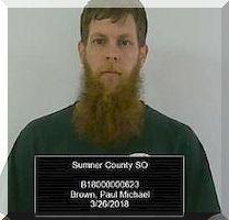 Inmate Paul Michael Brown
