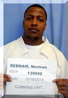 Inmate Norman A Dednam