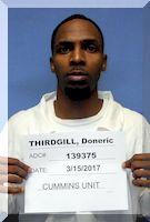 Inmate Doneric D Thirdgill