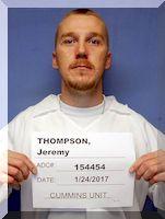 Inmate Jeremy C Thompson