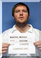 Inmate Willard C Keeth