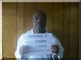Inmate Freddie L Hendrix