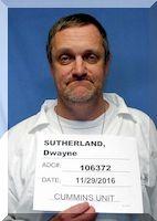 Inmate Dwayne A Sutherland
